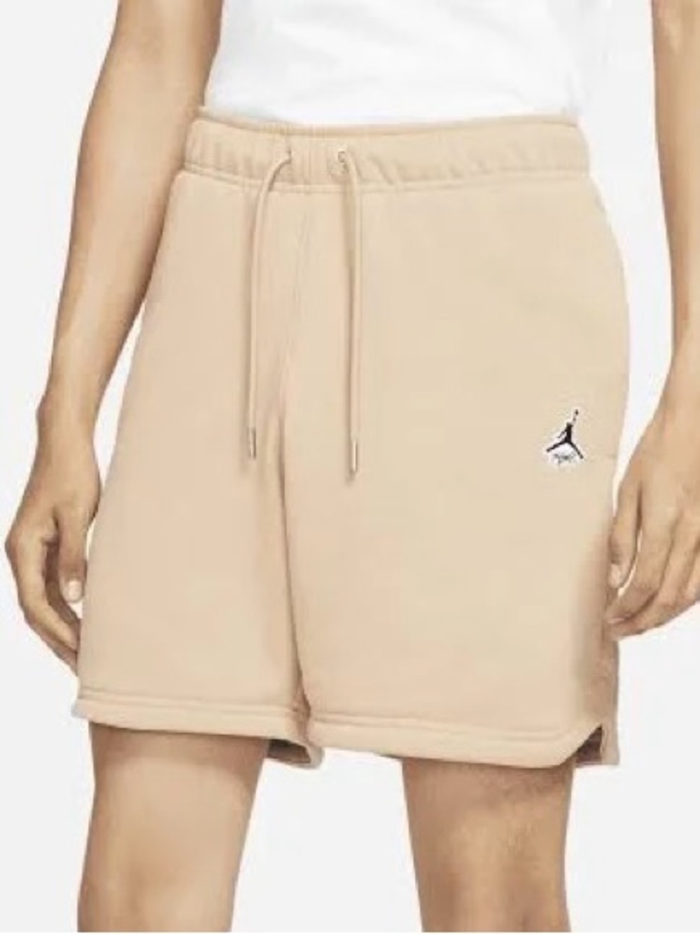 Jordan Essentials Fleece Beige Shorts*NWT